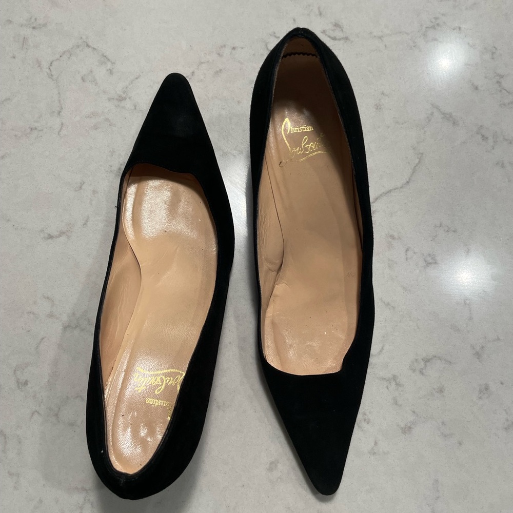 Christian Louboutin low heel pumps